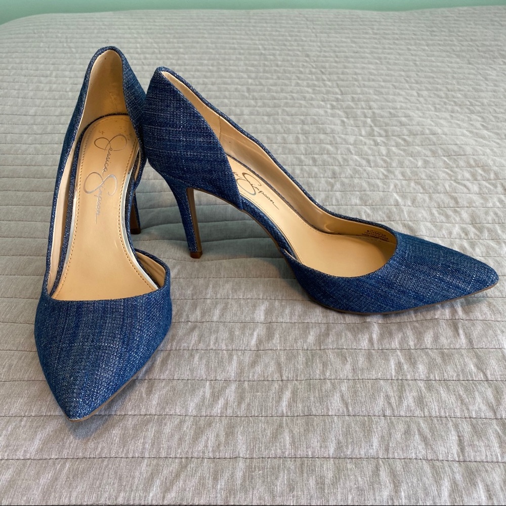Jessica Simpson Dark Blue Heels